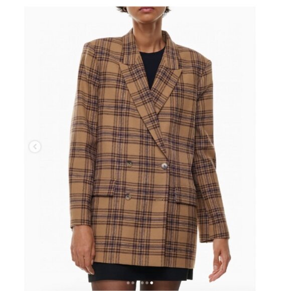 Wilfred Cherrelle plaid double-breasted blazer - Picture 7 of 7